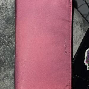 Vera Bradley burgundy wristlet wallet
